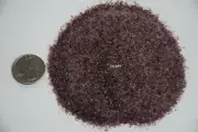 1105.01 - 1oz DEEP PLUM TRANSPARENT BULLSEYE GLASS FINE FRIT 90 COE FUSIBLE