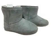 BNWT Ladies Target Brand Size 7 Smart Grey Sidney Style Short Slipper Boots
