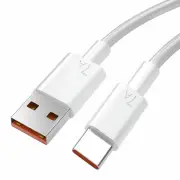 7A USB to Type-C Cable Support 6A/7A Fast Charging Data Transmission Protocol PVC Core Line 0.25M/1M/2M Long for Huawei