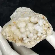 Small Natural Crystal Quartz cluster Geode Rough Iron Oxide Mineral Specimen