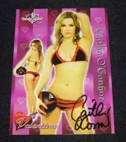 2014 Benchwarmer CAITLIN O'CONNOR Valentine #5 Black Ink Autograph PLAYBOY Sexy