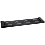 MATT BLACK GAMA ROUND SHOWER METAL SHELF BATHROOM WALL MOUNTED BRASS ZINC MORDEN