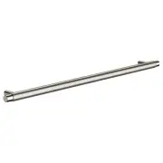 Oppen Round Pull 328mm Cabinet Handle (Linear Knurled), Brushed Nickel