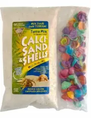 T-Rex Hermit Crab Substrate - Terra Mix Calci-Sand & Color Shell Mix