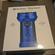 OLIGHT Marauder 2 Blue Powerful 14000 Lumen Rechargeable Bright Flashlight BNIB