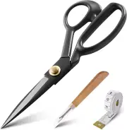 Fabric Scissors, Heavy Duty 8 Inch Sewing Scissors for Leather Tailor,Tailoring