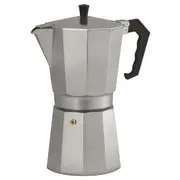 Avanti Aluminium Classic Pro Espresso Maker Stovetop Coffee Pot 12 Cup Silver