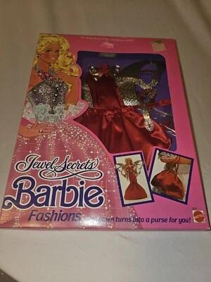 Vintage Barbie Jewel Secrets Fashion 1859 Ruby Rose of Rio 1986 NEW NRFB
