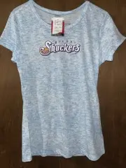 Girls Size XL Biloxi Shuckers Blue Short Sleeve Shirt