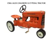 ESKA Allis Chalmers D-17 Pedal Tractor NEW METAL SIGN: 9x12" Ships Free