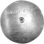 Martyr CMR02S - 2.81" O.D Zinc Rudder/Trim Tab Anode With Slotted Screw