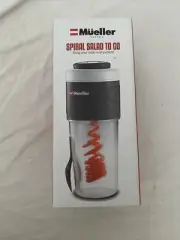 Mueller - Spiralizer - Veggie Pasta Maker - Salad To Go Cup - All-In-One Food Pr