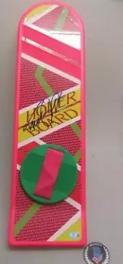 MICHAEL J FOX Hand Signed Hoverboard + BECKETT COA Back To The Future