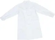 [NAMOARLY] Lab Coat Nurse Outfit White Overalls for Men Coats for Men Dress Coats Doctor Jacket Men Dr White Coats Cotton White Coat for Laboratory White Doctor Uniform White Doctor Cloth Man