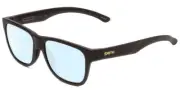 Smith Lowdown Slim 2 Unisex Classic Blue Light Glasses in Matte Black Gold 53 mm