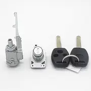 Ignition Switch Door Lock Barrel Button Keys, for Civic, 2006-2008 CRV Odyssey(3-Button Keys)
