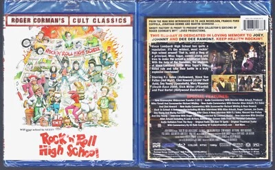 Rock 'N' Roll High School (Blu-ray) 1971 Roger Corman's Cult Classics - New!