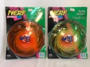 Vintage NERF Turbo Twister Disc Frisbee - Set of 2 NIB! Hasbro