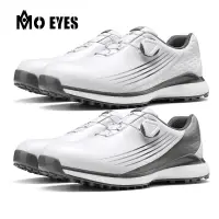 在飛比找蝦皮商城優惠-Pgm MO EYES系列旋鈕鞋帶軟中底男士運動高爾夫球鞋防