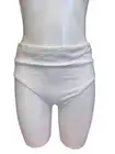 Women's CALIA Swim Bottoms Size M White wavy