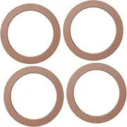 PLAFOPE 2 Pairs High Density Car Speaker Insulation Rings Speaker Spacer Adapter for Improved Sound Performance and Mid Bass