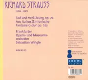 SEBASTIAN WEIGLE/FRANKFURTER OPERN UND MUSEUMSORCHESTER RICHARD STRAUSS: TOD UND