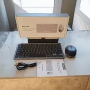 Jelly Comb Wireless & Bluetooth Backlit Keyboard & Mouse Combo IWG-LJTZ01 Gray