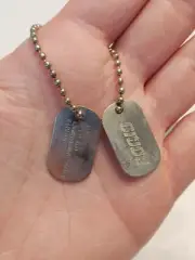 GI JOE DOGTAGS ACCESSORY FOR 12" ACTION FIGURE 1/6 SCALE 1:6