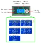 NEW 50V 5A 250W CNC Adjustable Power Supply Module Step-Down Module CC CV LCD