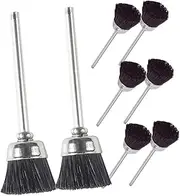 Baluue Professional Nail Drill Bit Cleaner Brush Manicure Tool Accessory 8 Pieces Set for Nail Art Drill Bit Accessories