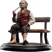 Weta The Lord of The Rings Bilbo Baggins Miniature Statue, 10.6 cm x 10.5 cm x 10.6 cm Size