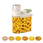 Dry Food Cereal Storage Container with Lid Kitchen and Pantry Organization Ri...