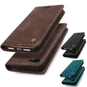 Flip Leather Wallet Case for iPhone SE 2022/2020 8 7 Plus Shockproof Stand Cover