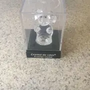 Crystal de Lites Manon Austrian Crystal Prism Elephant Sitting 2.5 w display box