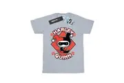 Harley Quinn Womens/Ladies Chibi Cotton Boyfriend T-Shirt (Sports Grey) - UTBI1433