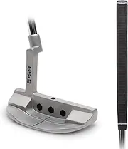 [GoSports] GS2 Tour Golf Putter – 34” Right-Handed Mallet Putter with Milled Face, Choose Oversized Fat Grip or Pistol Grip