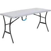 Lifetime Blow Mould Folding Table 153cm Grey