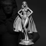 55mm Resin Goddess of Victory Unassembled Unpainted td-4015