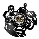 Superman Vinyl Wall Clock - Retro Decor - Unique Home Accent - Perfect Gift