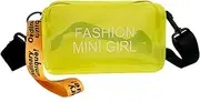 Transparent Jelly Small Bag Women Fashion Crossbody Bag Fashion Summer Fairy One Shoulder Messenger Bags For Teens Pvc Cute Bag Big Purse for