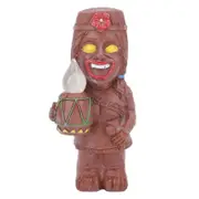 Mayan Smiling Face Totem Solar Light-Style 2