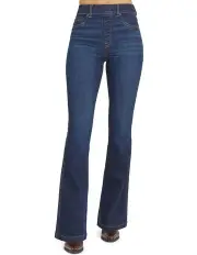 [Spanx] Denim Flare Jeans in Midnight Shade