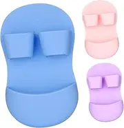 OSOLADY 3 Pack Silicone Face Scrubbers Gentle Cleansing Brush for Facial Exfoliation