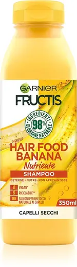Garnier Fructis Banana Hair Food Nourishing Shampoo for Dry Hair 350ml