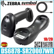 Zebra Symbol DS6878-SR20007WR Wireless Bluetooth 2D USB Barcode Scanner + Cradle