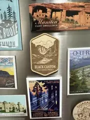 Black Canyon Of The Gunnison National Park magnets Laser Engraved hiking gifts
