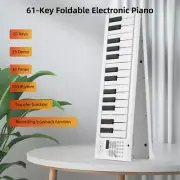 61 Key Multifunctional Foldable Electronic Piano Keyboard for Beginners V0L8