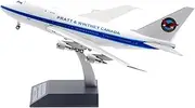 Pre-Built Model Aircraft 28CM 1/200 Scale Highly Detailed Aircraft Model for Pratt & Whitney Canada B747SP C-GTFF Airplane Miniature Miniature Airplane Model