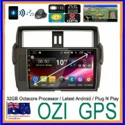 for TOYOTA PRADO 150 2014-2017 GPS HEAD UNIT APPLE CARPLAY ANDROID AUTO +CAMERA