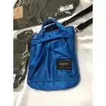 日本限定 PORTER MINI HELMET 藍色 側背包 小包 特殊款